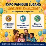 Aperte le iscrizioni a Expo Famiglie 2026 (31 ottobre – 1 novembre, Lugano)
